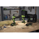 Zestaw Wiertarko-wkrętarka Gd24Dd35K2 + Ładowarka + Aku 2 Ah + Walizka 24V GR3704007UA Greenworks