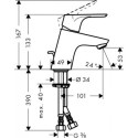 Bateria Umywalkowa Focus E2 31730000 Hansgrohe