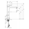 Bateria Umywalkowa Metris 260mm 31082000 Hansgrohe