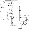 Bateria Umywalkowa Focus 31519000 Hansgrohe
