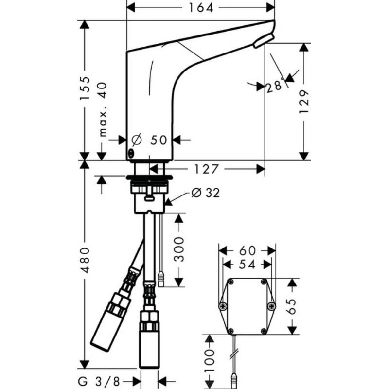 Bateria Umywalkowa Bezdotykowa Focus 31171000 Hansgrohe