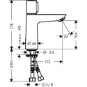 Bateria Umywalkowa Talis Select E 71751000 Hansgrohe