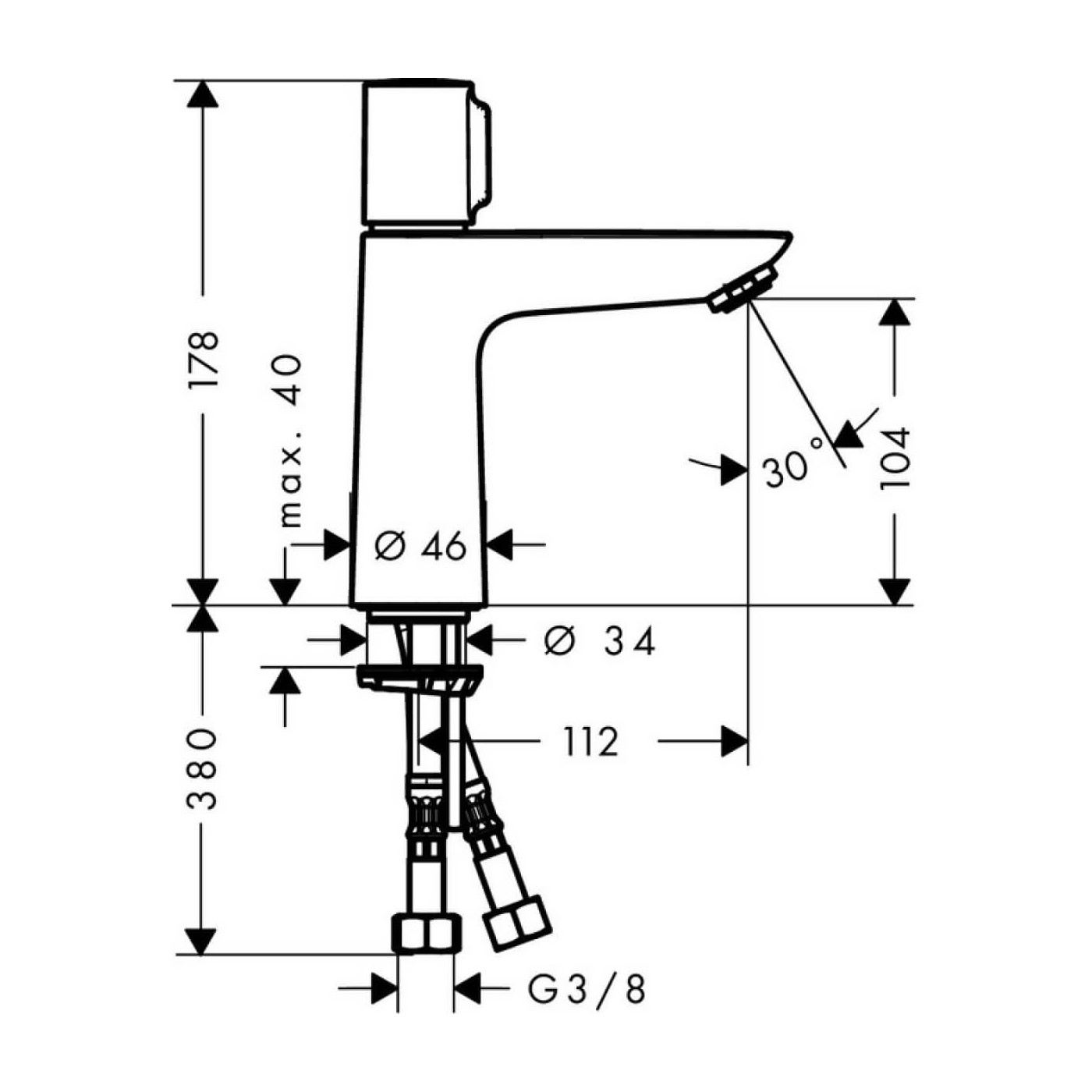Bateria Umywalkowa Talis Select E 71751000 Hansgrohe