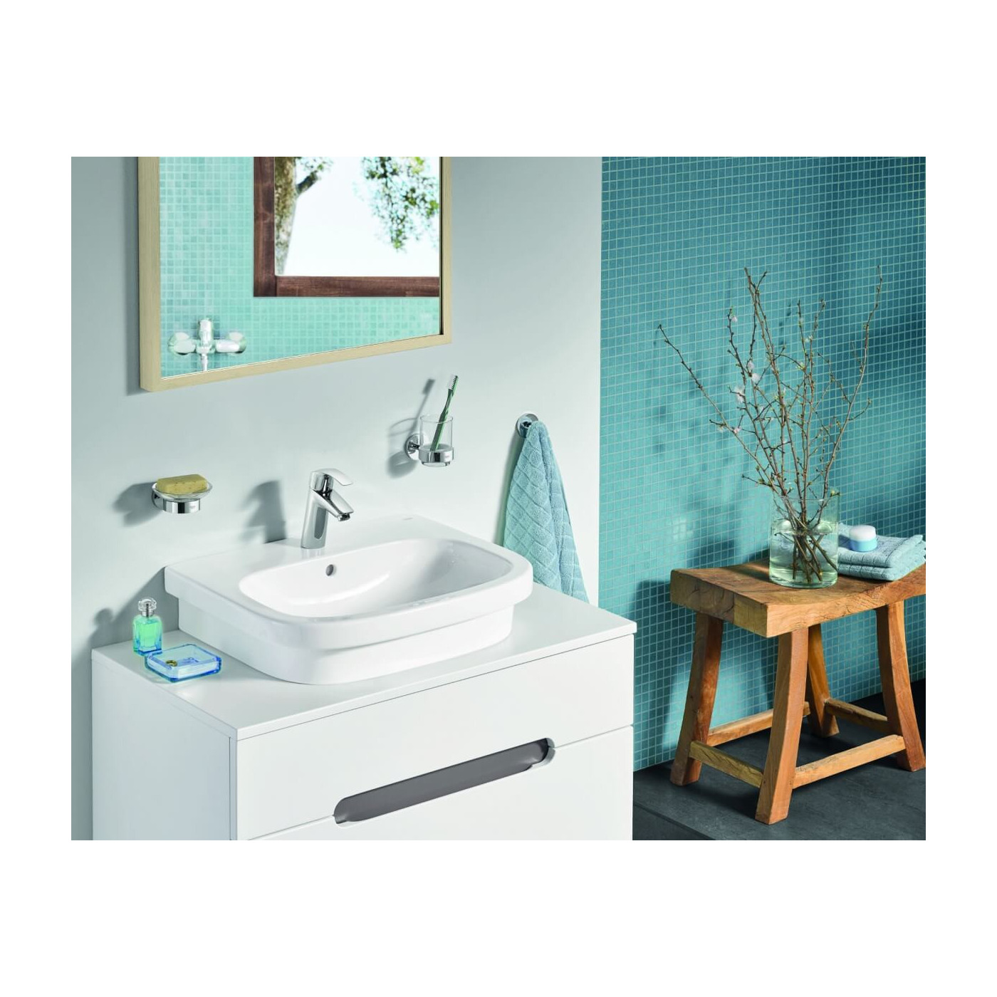 Bateria Umywalkowa Rozmiar M Eurosmart 23322001 Grohe