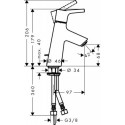 Bateria Umywalkowa Talis S 80 72010000 Hansgrohe