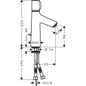Bateria Umywalkowa Talis Select S 100 72042000 Hansgrohe