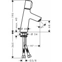 Bateria Umywalkowa Talis Select S 80 72041000 Hansgrohe