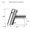 Bateria Umywalkowa Czasowa 40015N Trend Armatura