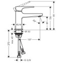 Bateria Umywalkowa Metropol 100 32500000 Hansgrohe