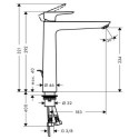 Bateria Umywalkowa Talis E 240 71716000 Hansgrohe