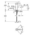 Bateria Umywalkowa Essence Brushed Cool Sunrise 24172GN1 Grohe