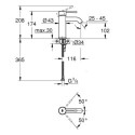 Bateria Umywalkowa Rozmiar S Essence Brushed Warm Sunset 24172DL1 Grohe