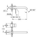 2-Otworowa Bateria Umywalkowa Rozmiar L Essence Cool Sunrise 29193GL1 Grohe