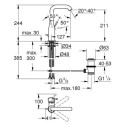 Bateria Umywalkowa Rozmiar L Essence Cool Sunrise 32628GL1 Grohe