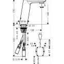 Bateria Umywalkowa Elektroniczna Metris S 230V 31102000 HANSGROHE