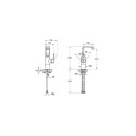 Bateria Umywalkowa Suit U Wysoka A42469EXP Vitra