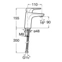 Bateria Umywalkowa Atlas Cool Start A5A3290C00 Roca