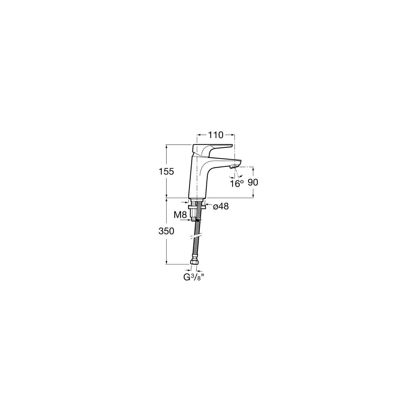 Bateria Umywalkowa Atlas Cool Start A5A3290C00 Roca