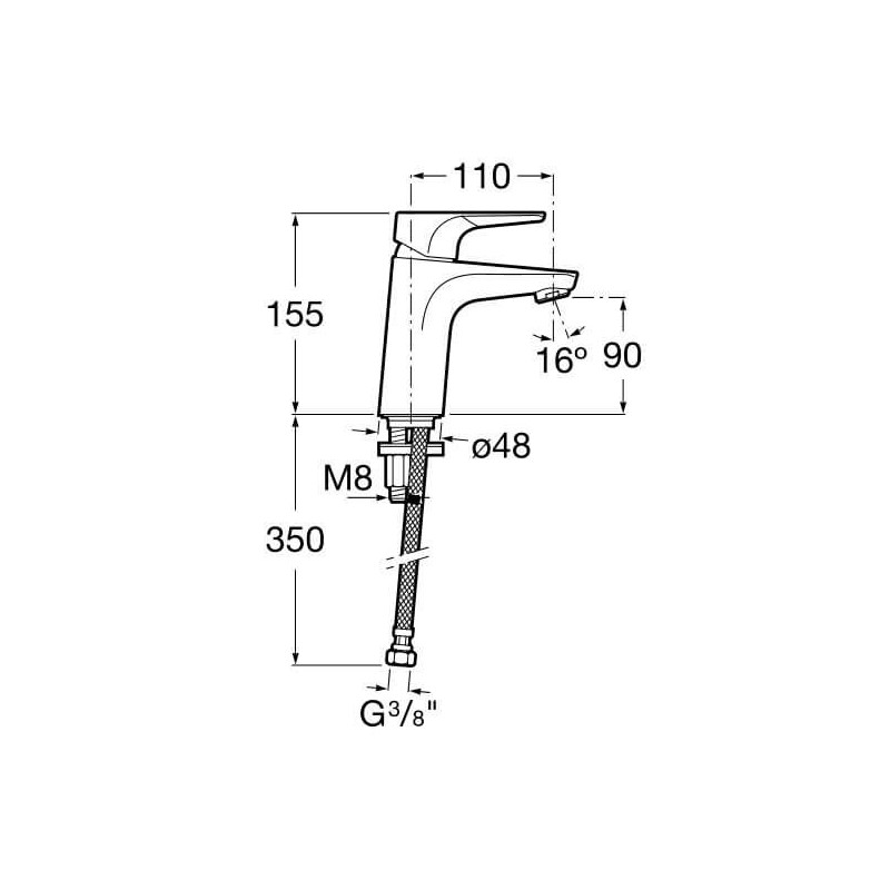 Bateria Umywalkowa Atlas Cool Start A5A3290C00 Roca
