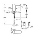 Bateria Umywalkowa Baucosmo E Basin 6V S 36451000 Grohe