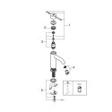 Bateria Umywalkowa Essence Hard Graphite 24172A01 Grohe