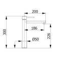 Bateria Umywalkowa Wysoka Spike 6814 Demm