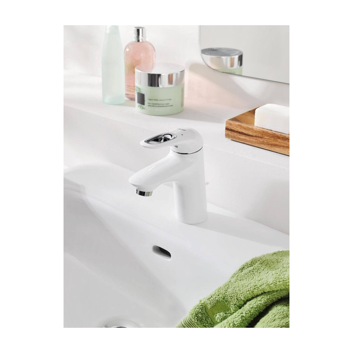 Bateria Umywalkowa Rozmiar S Eurostyle Moon White/Chrom 33558LS3 Grohe