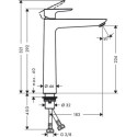 Bateria Umywalkowa Talis E 71717000 Hansgrohe