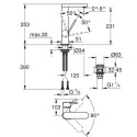 Bateria Umywalkowa Rozmiar L GROHE Plus 23873003 Grohe