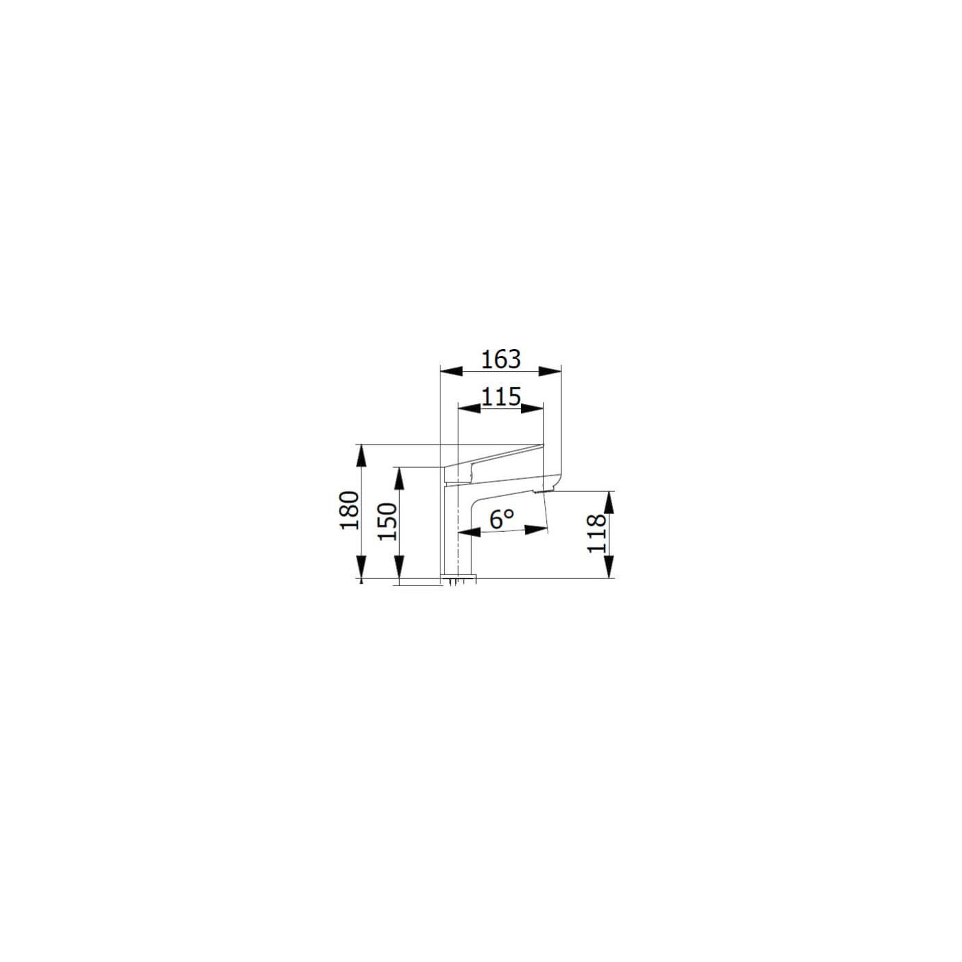 Bateria Umywalkowa Sleek Chrom 9910 Demm