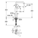 Bateria Umywalkowa Essence Brushed Warm Sunset 24170DL1 Grohe