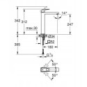 Bateria Umywalkowa Eurocube Stal Nierdzewna 23406DC0 Grohe
