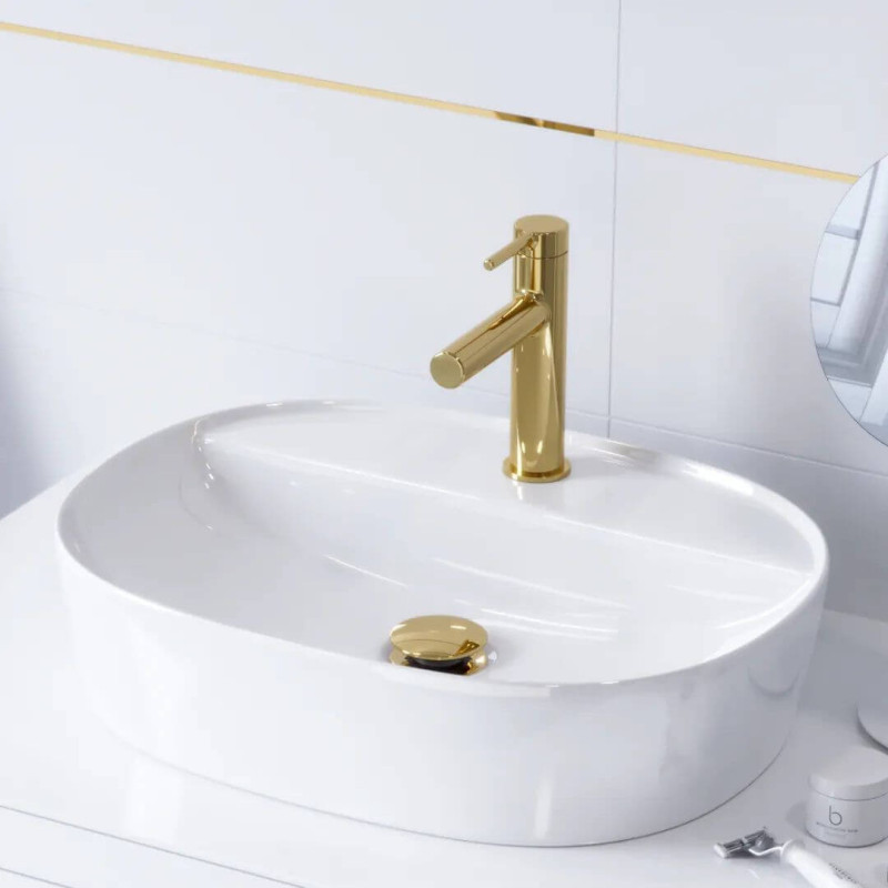 Bateria Umywalkowa PI Złota AREX.1201GL Excellent