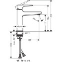 Bateria Umywalkowa Metropol 32507700 Hansgrohe
