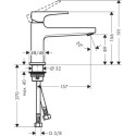 Bateria Umywalkowa Metropol 32502000 Hansgrohe