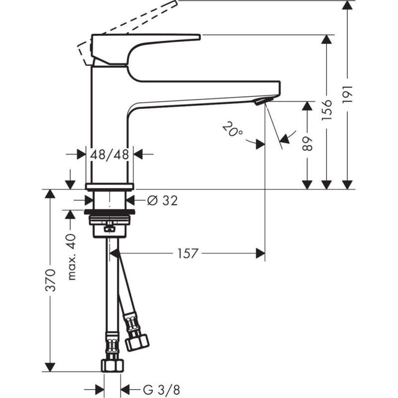 Bateria Umywalkowa Metropol 32502000 Hansgrohe