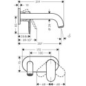 Bateria Umywalkowa Podtynkowa Vernis Blend 71576670 Hansgrohe