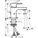 Bateria Umywalkowa Vernis Shape 71560000 Hansgrohe
