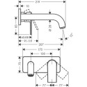 Bateria Umywalkowa Podtynkowa Vernis Shape 71578000 Hansgrohe