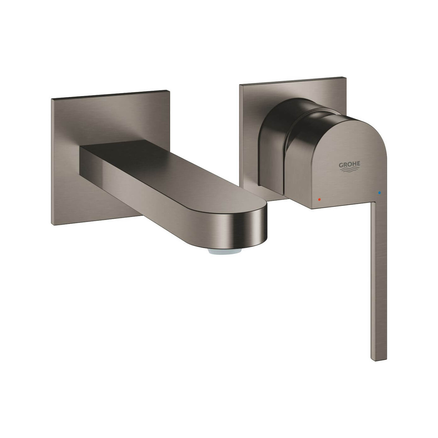 2-Otworowa Bateria Umywalkowa Rozmiar M GROHE Plus Brushed Hard Graphite 29303AL3 Grohe