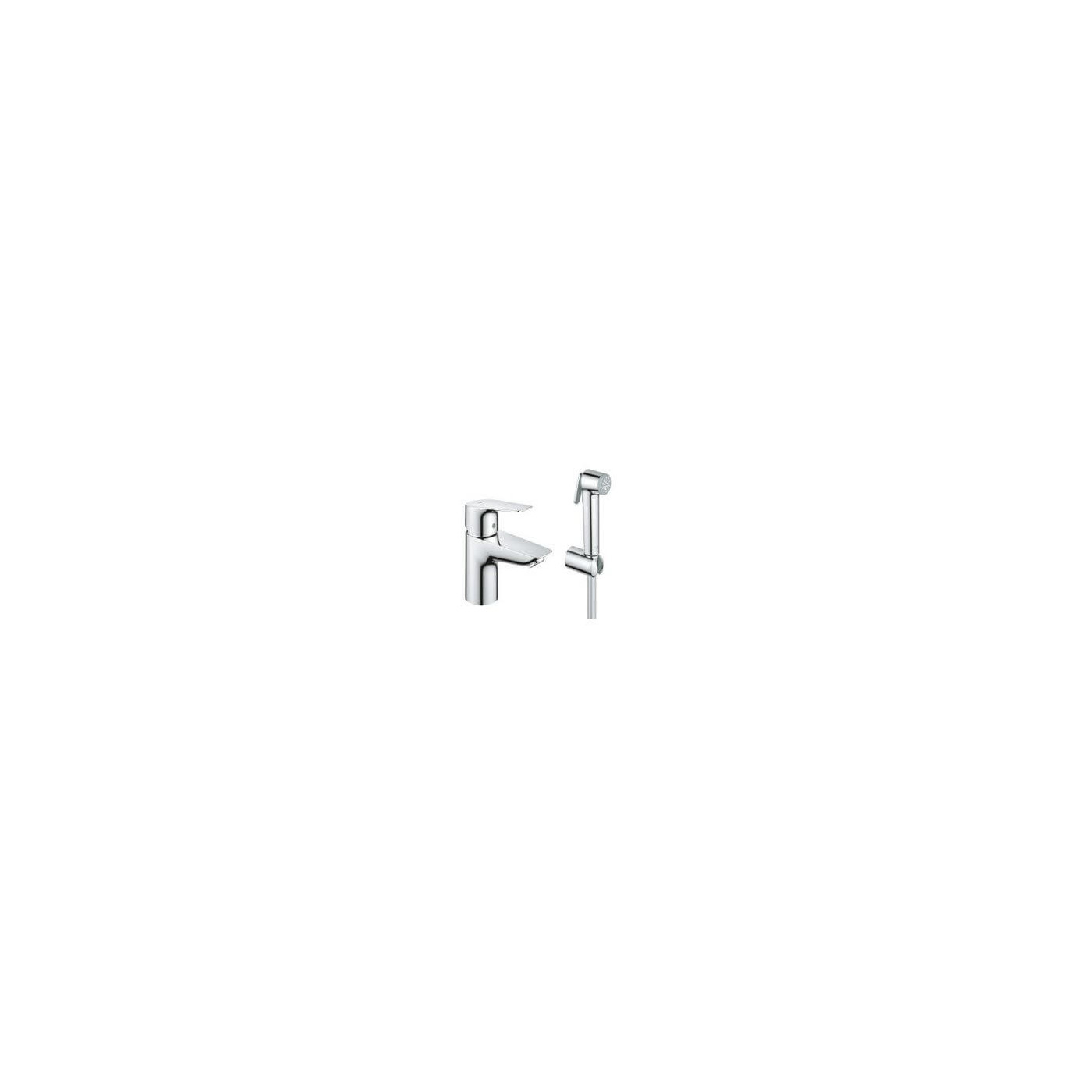 Bateria Umywalkowa Ze Słuchawką Bidetową Start Edge FastFixation Chrom 23773001 Grohe