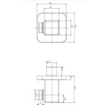 Przyłącze Kątowe Parma Chrom 8815BCR Omnires