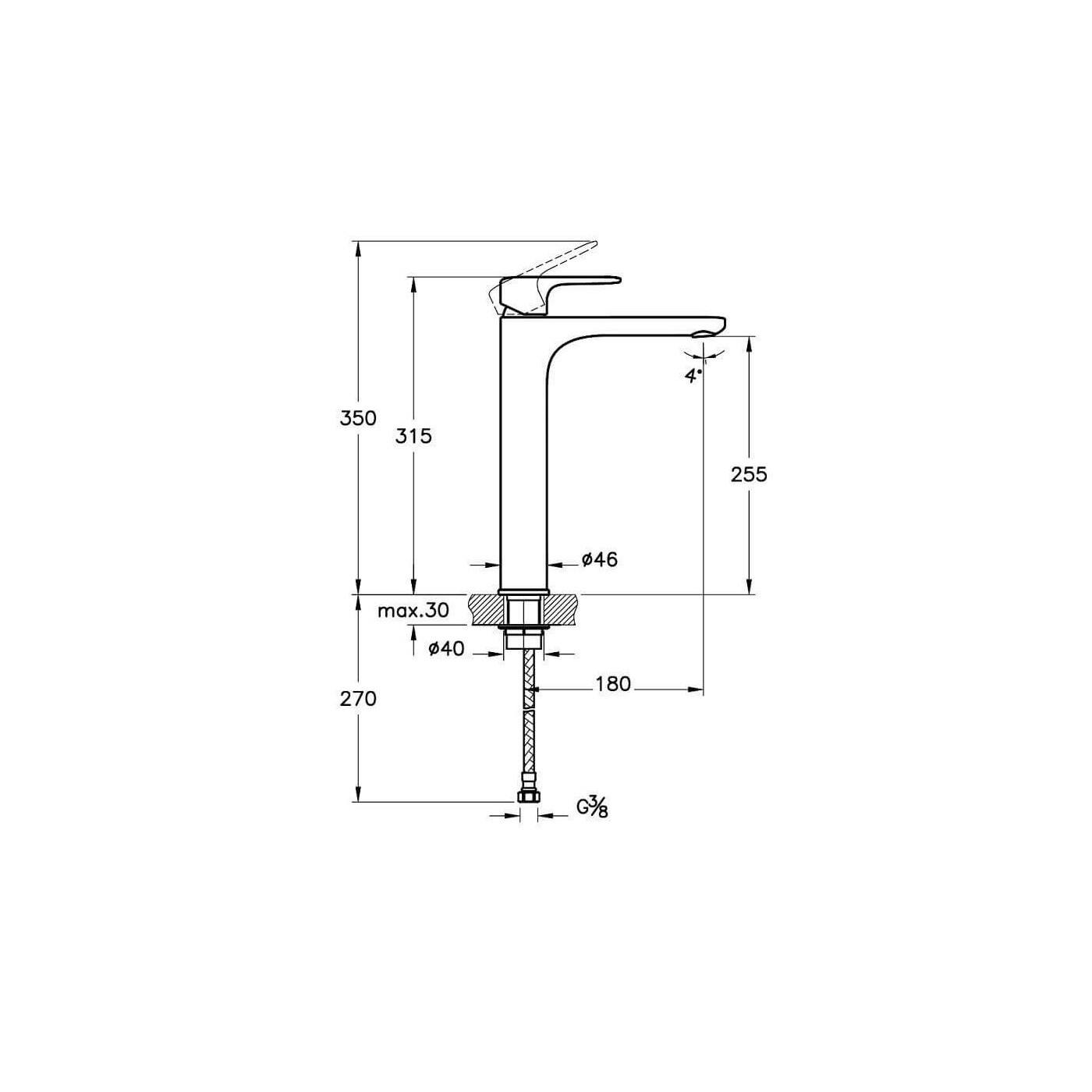 Bateria Umywalkowa Root R A4270723EXP Vitra