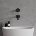 Bateria Umywalkowa Podtynkowa Y Czarna Y1215NBL Omnires