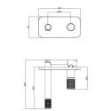 Bateria Umywalkowa Podtynkowa Ardesia 10x20 F-design