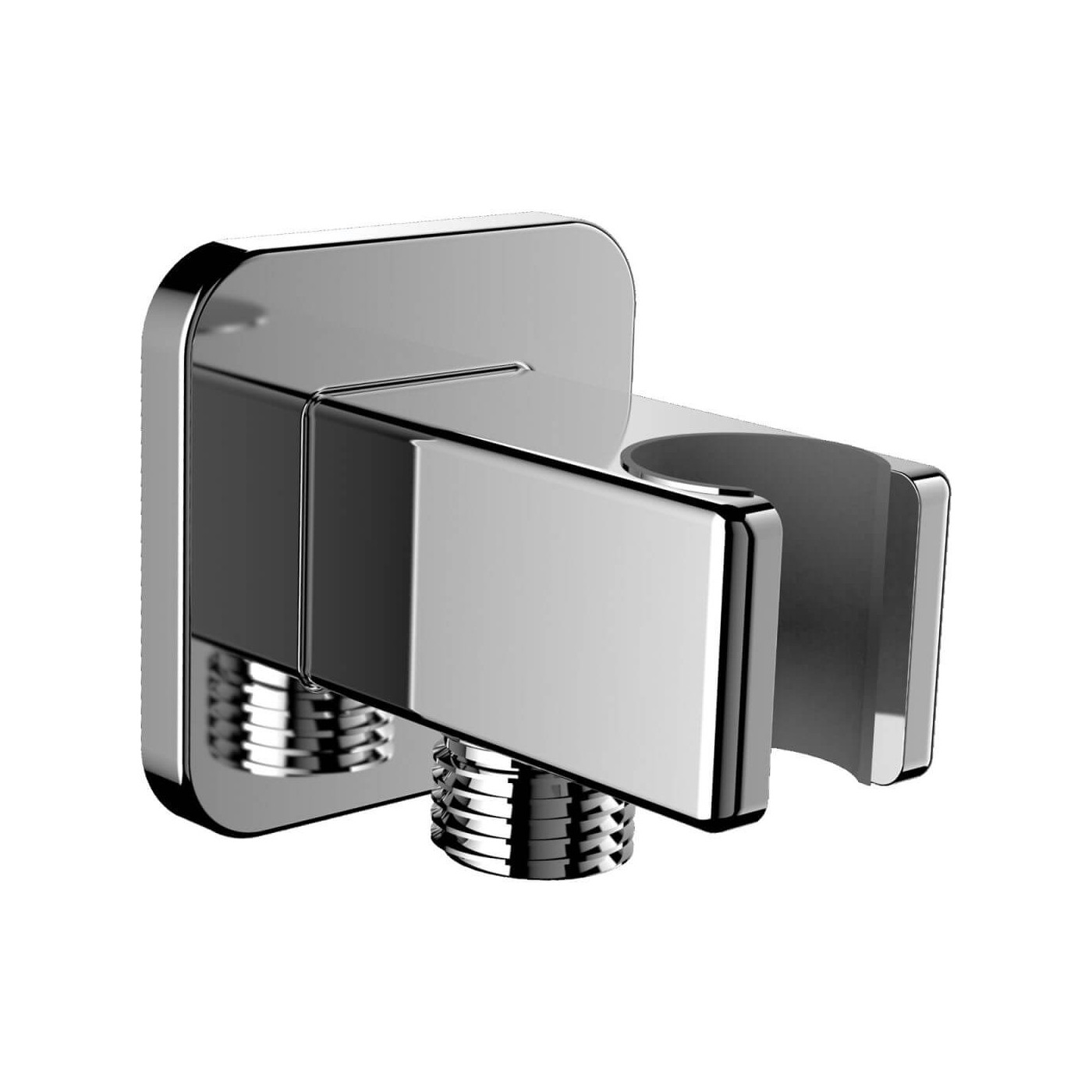Przyłącze Kątowe Z Uchwytem Parma Chrom 8815CR Omnires