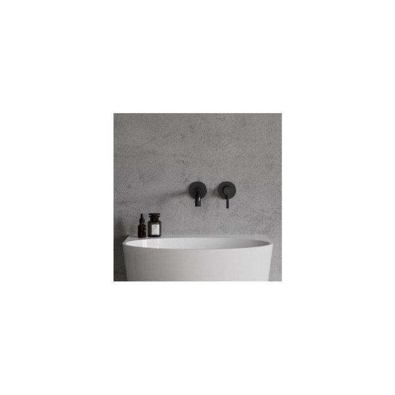 Bateria Umywalkowa Podtynkowa Y Czarna Y1215HBL Omnires