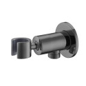 Przyłącze Kątowe Z Uchwytem Na Słuchawkę Rio Gun Metal 04080BN Emporia