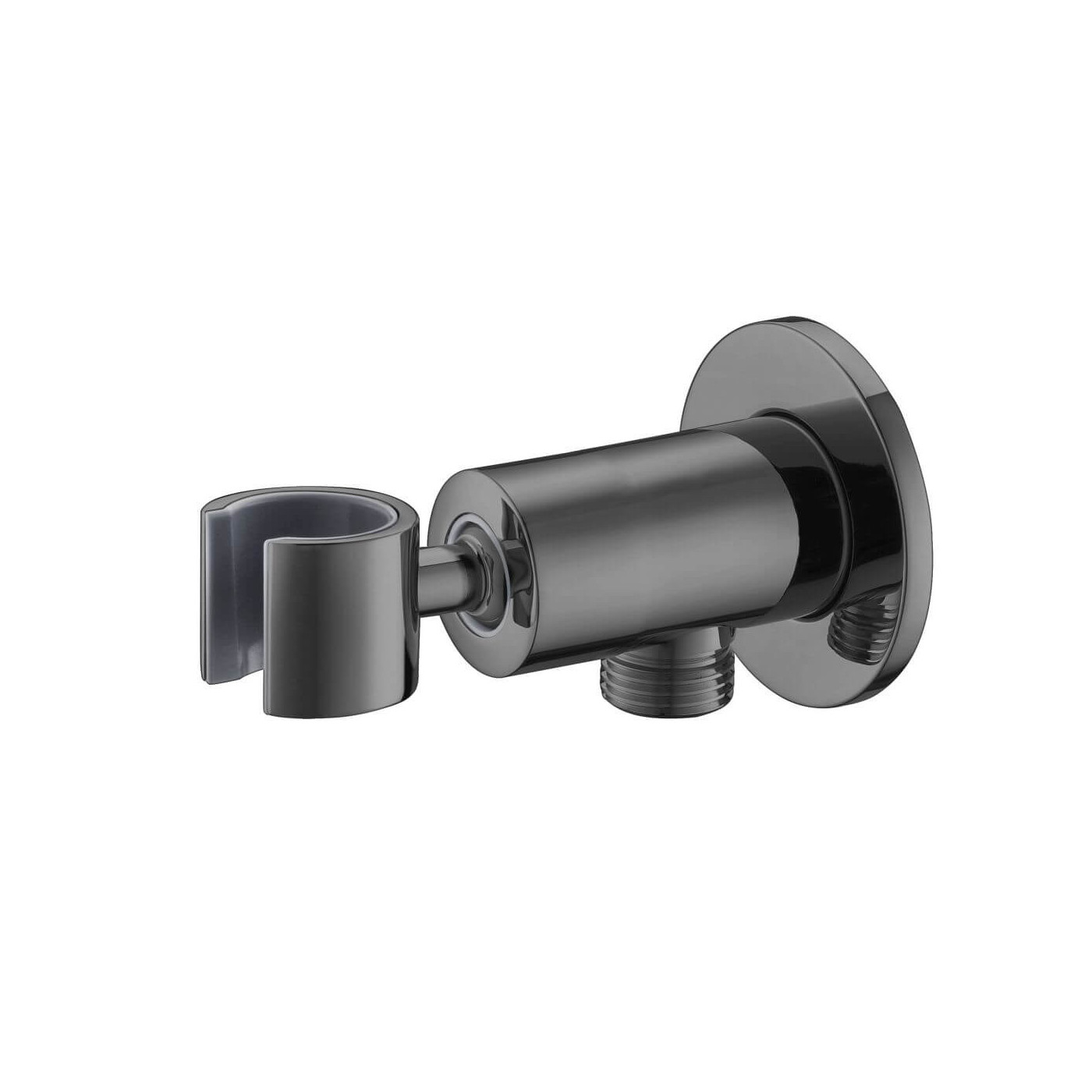 Przyłącze Kątowe Z Uchwytem Na Słuchawkę Rio Gun Metal 04080BN Emporia
