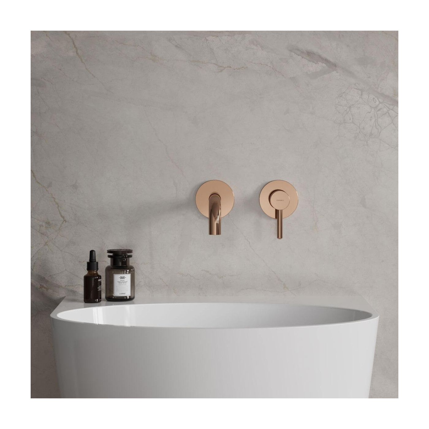 Bateria Umywalkowa Podtynkowa Y Miedź Y1215HCP Omnires